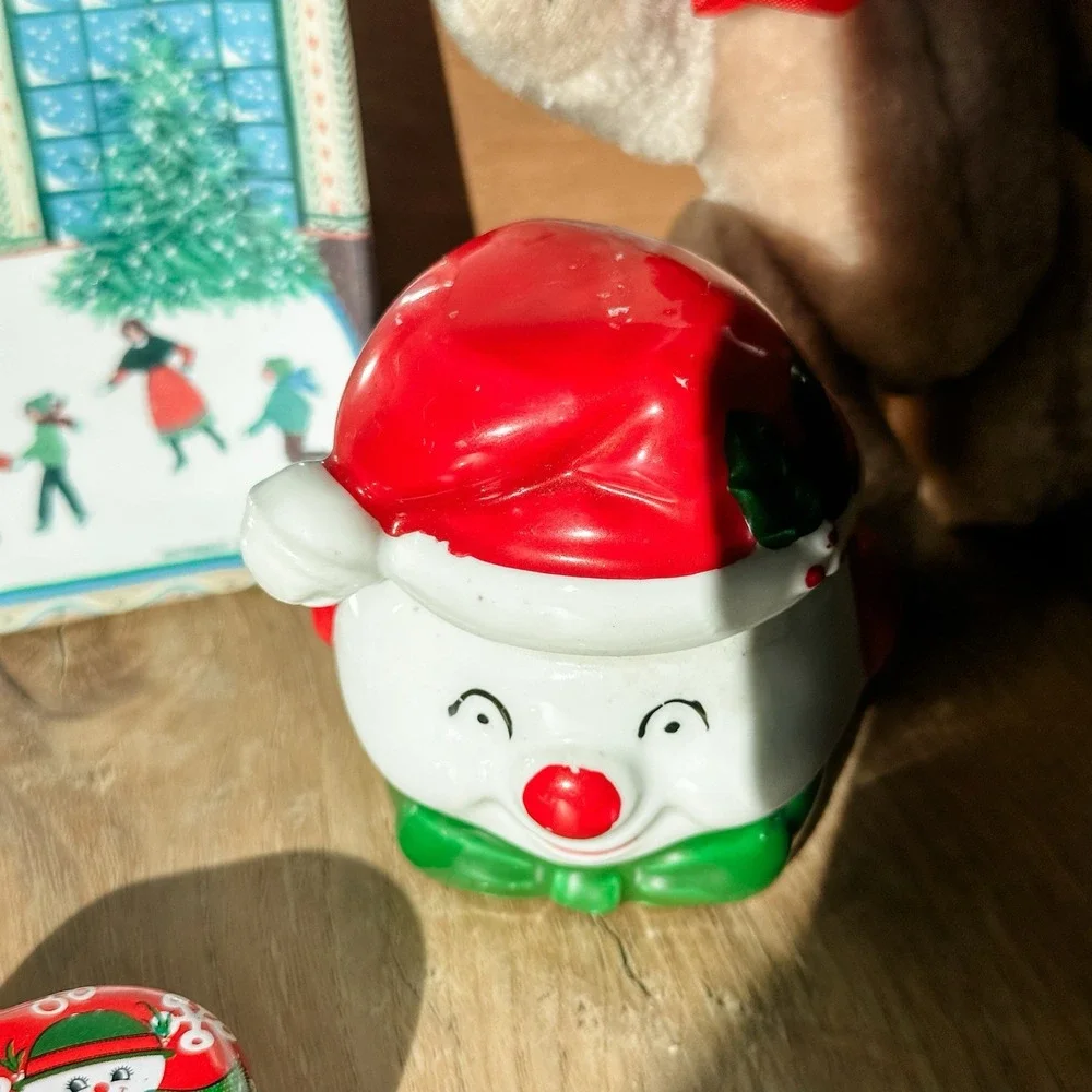 Vintage 1980's Christmas Trinket Lot Granny NOS‎